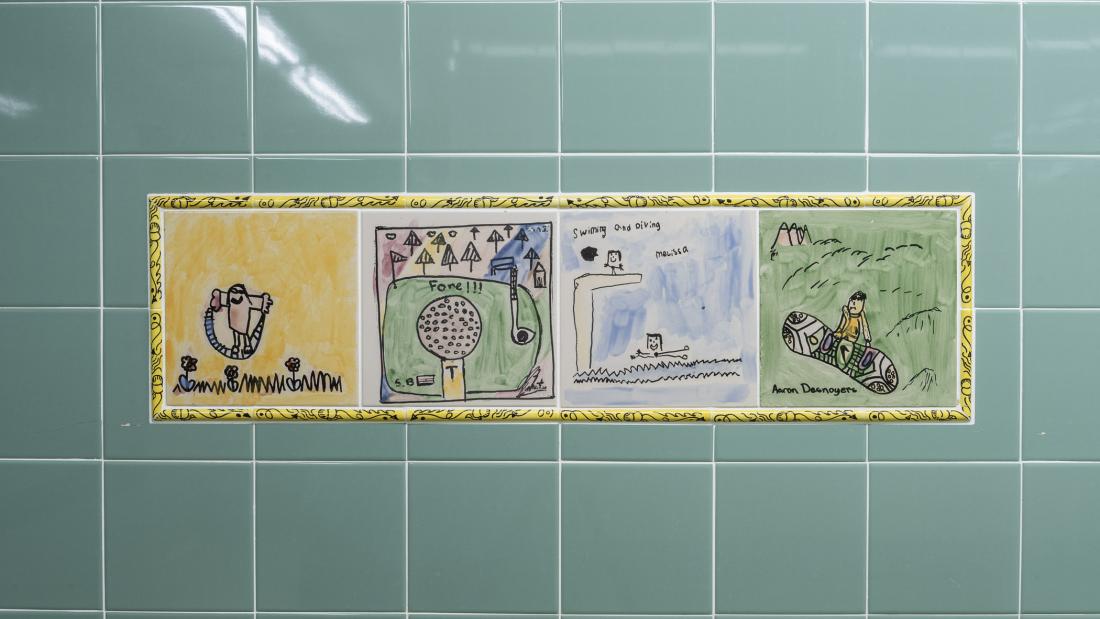 Detail of Tiles A Million Summers
