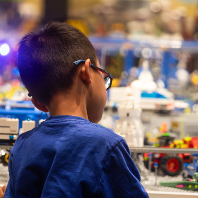 kid at everything is still awesome exhibit